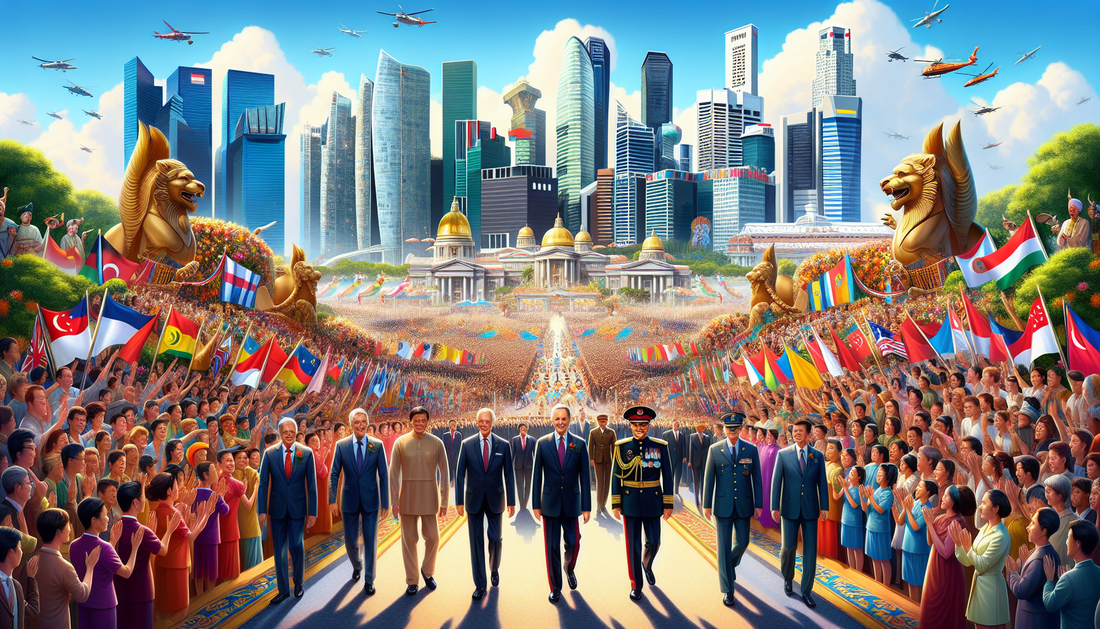 Prabowo Subianto Attends Singapore’s National Day Parade 2023