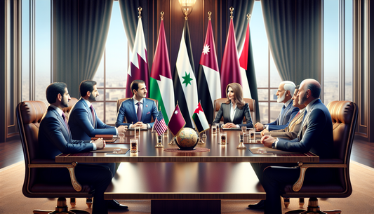 Qatar and Jordan Engage Diplomatically to Support Syrian Peace Efforts