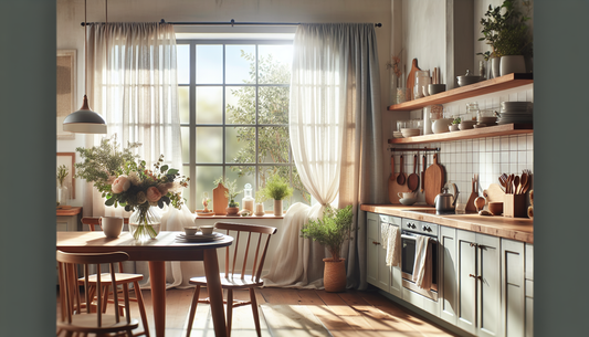 Transform Your Kitchen with Stylish and Functional Curtain Ideas