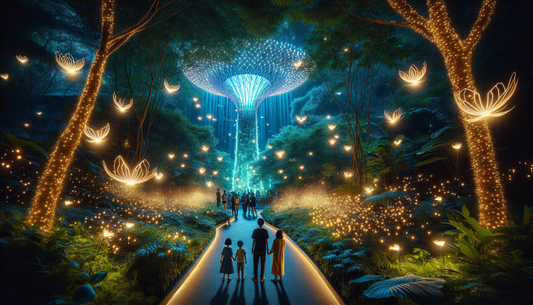 Experience the Mesmerizing Firefly Light Show at Singapore’s Marina Bay