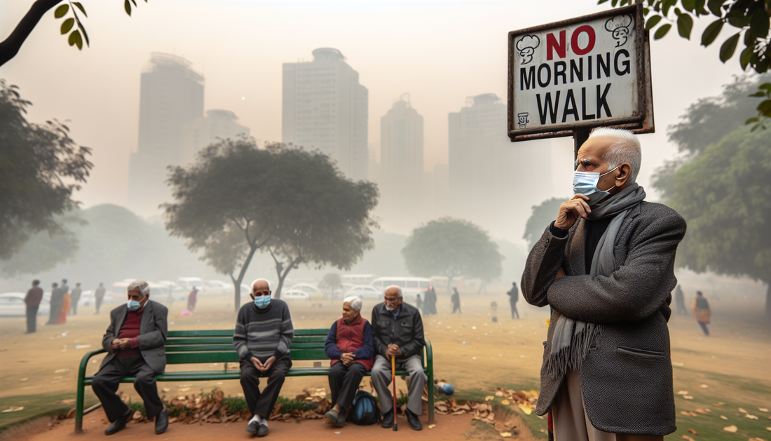 Avoid Morning Walks: Severe Air Quality Alerts for Seniors in Delhi