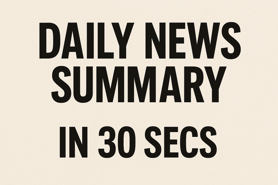 Headline News In 60 Seconds Daily 2025-06-10T08:01:51.186Z