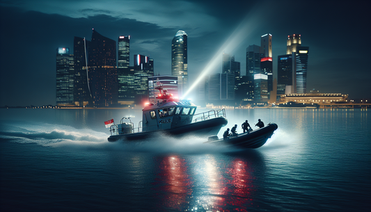 Dramatic Maritime Pursuit: Singapore Arrests Three for Illegal Entry