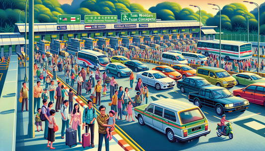 Navigating Holiday Traffic at Singapore's Busy Tuas and Woodlands Checkpoints