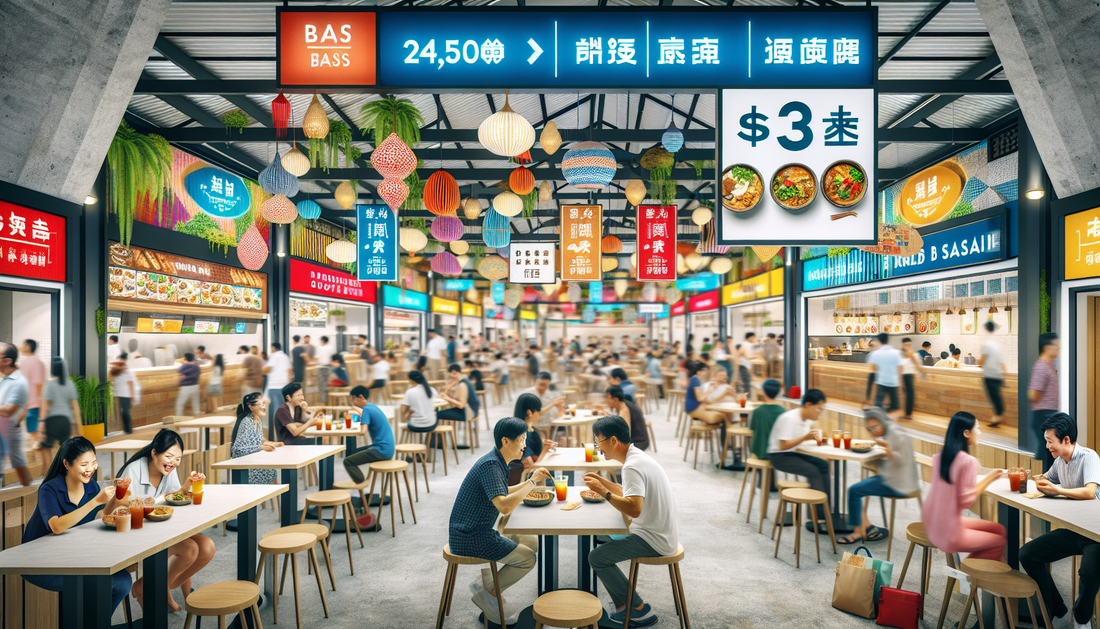 Bras Basah Food Court Thrives After $350k Renovation and 24/7 Reopening