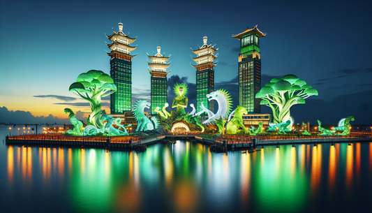 Singapore's Iconic Landmarks Illuminate for Drug-Free Campaign