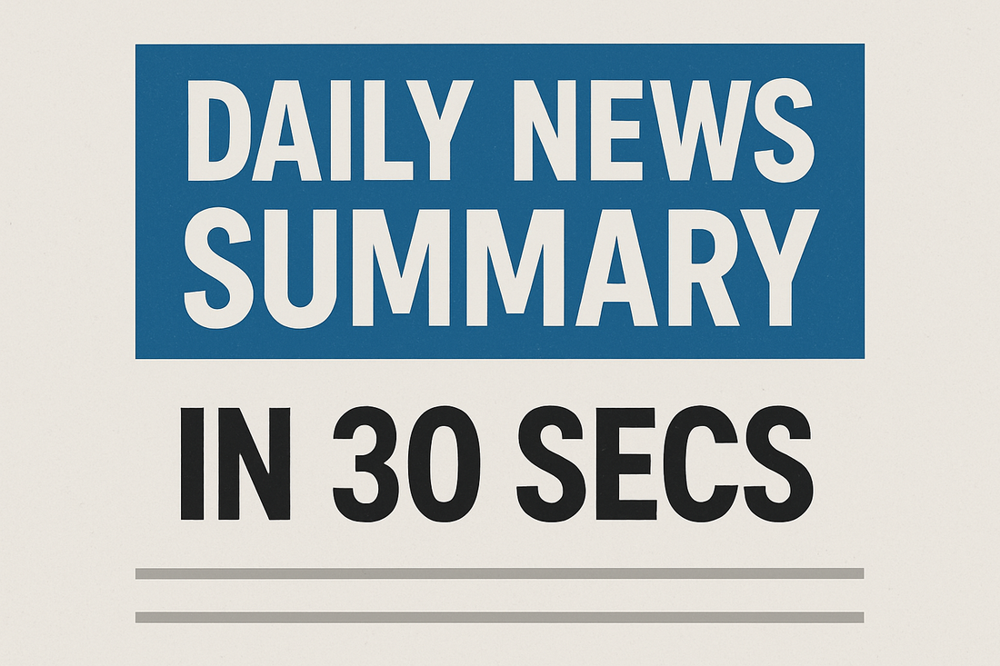 Headline News In 60 Seconds Daily 2025-09-06T08:01:21.231Z