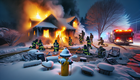 Frozen Hydrants and Furniture Complicate Pittsfield Firefighting Efforts