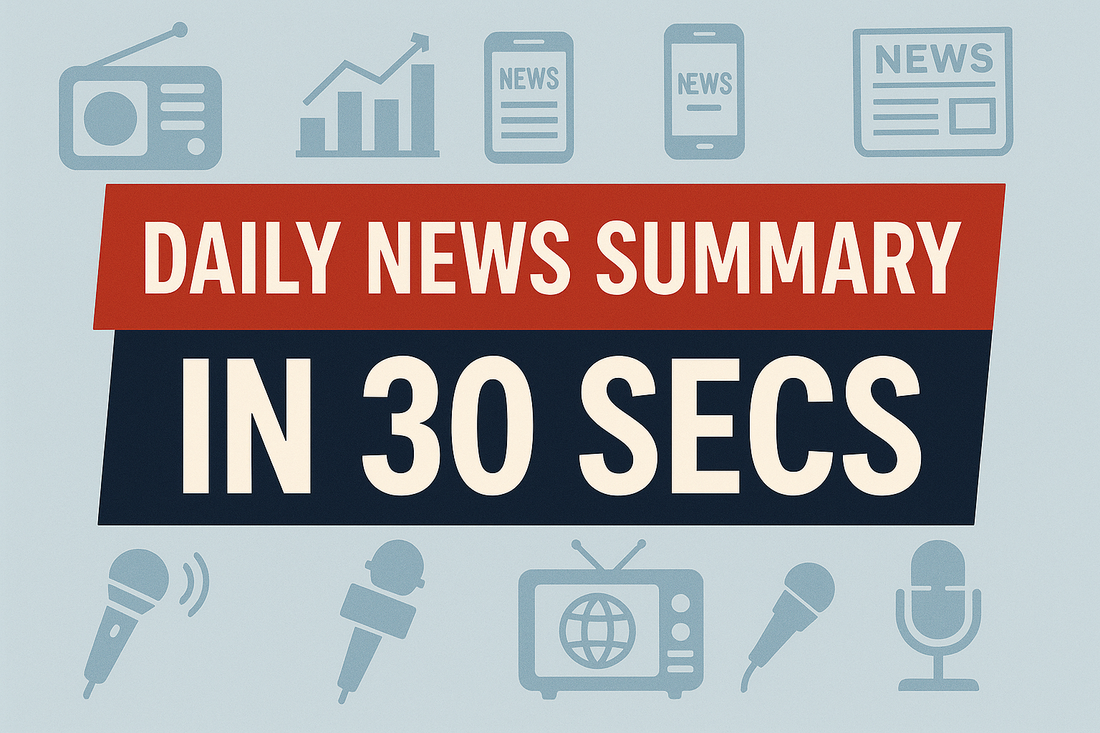 Headline News In 60 Seconds Daily 2025-09-17T08:01:53.944Z