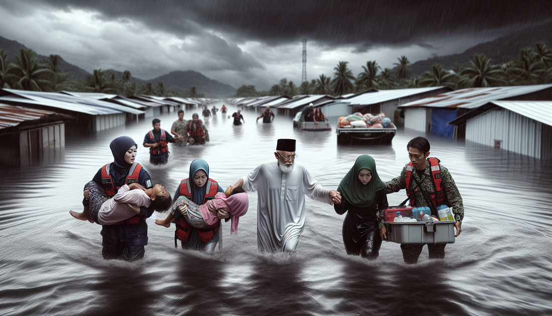 Johor Floods 2023: Over 3,000 Evacuated Amid Severe Weather Chaos