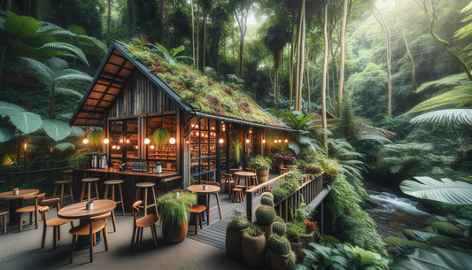 Rustic Starbucks Oasis in Singapore's Bukit Timah Forest