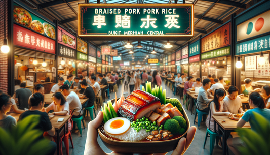 Discover Authentic Pork Belly Rice at Bukit Merah Central