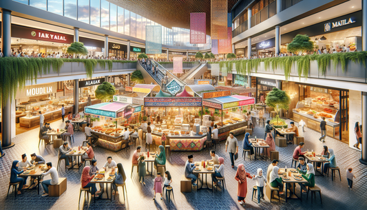 Singapore's First Elevated Fully Halal Food Court Opens at Bagus