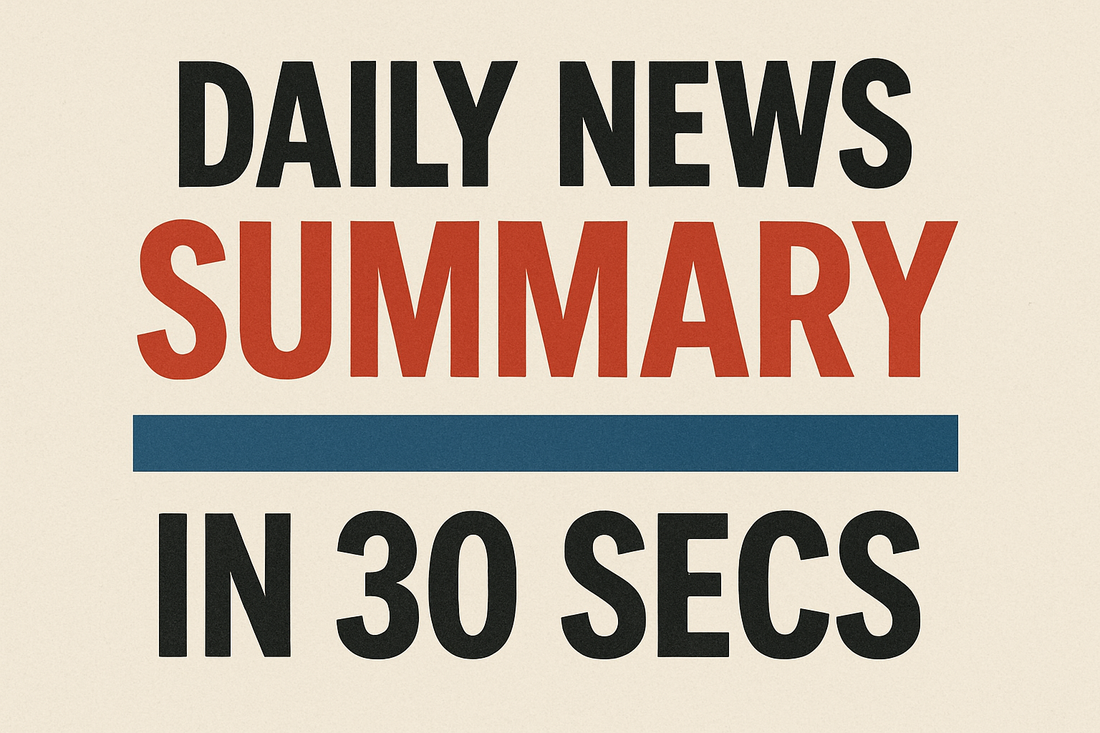 Headline News In 60 Seconds Daily 2025-07-06T08:01:16.207Z