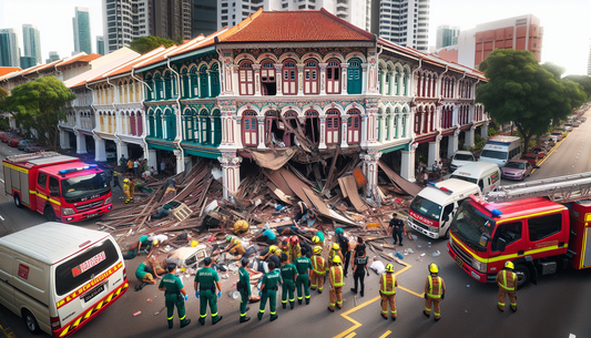 Shophouse Collapse on Syed Alwi Road Injures Six in Singapore