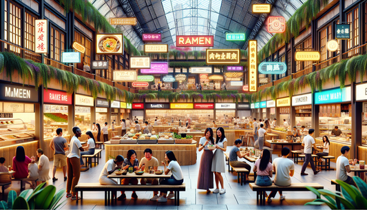 Revamped Food Halls in Singapore Offer Exciting Culinary Experiences
