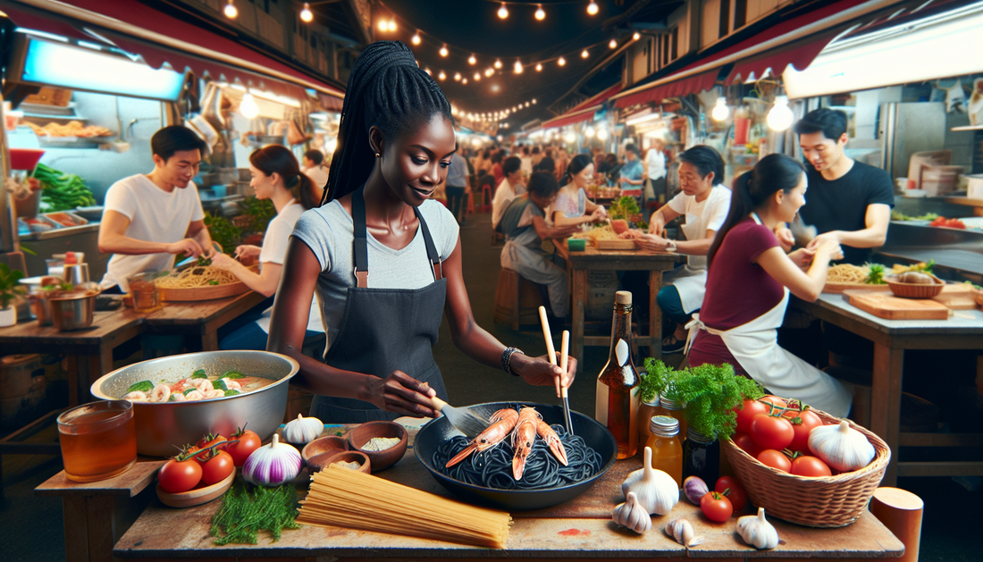 Explore Gourmet Fusion Pasta at Yishun Park's Eightsify Hawker Stall