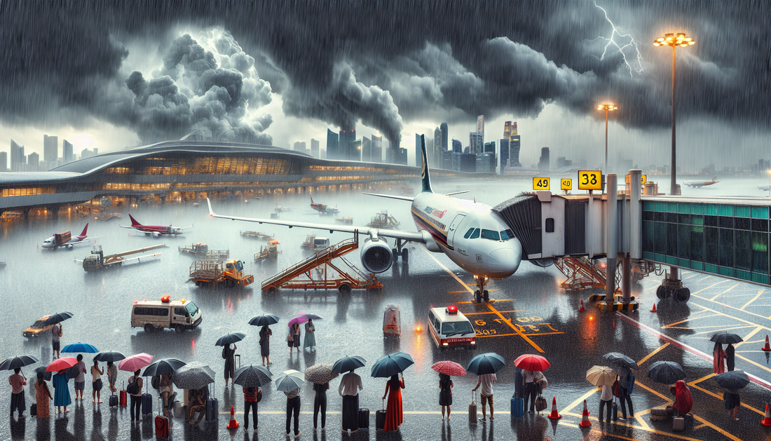 Severe Rainfall in Singapore Disrupts Travel and Impacts Daily Life