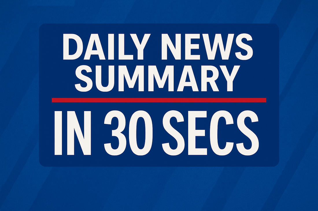 Headline News In 60 Seconds Daily 2025-07-24T08:02:32.292Z