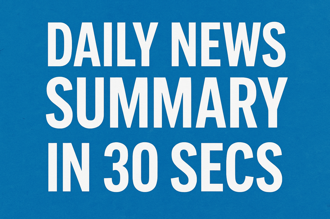 Headline News In 60 Seconds Daily 2025-06-09T08:01:11.545Z