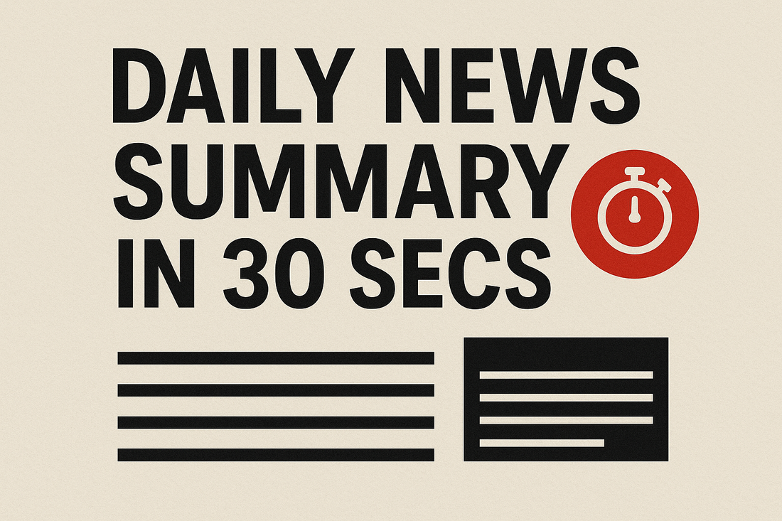 Headline News In 60 Seconds Daily 2025-08-13T08:02:26.514Z