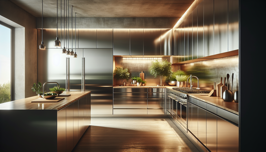 Transform Your Home with Modern Stainless Steel Cabinets