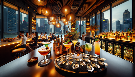 Discover Luxurious Happy Hour with Cocktails and Oysters at Cygnet QT Singapore