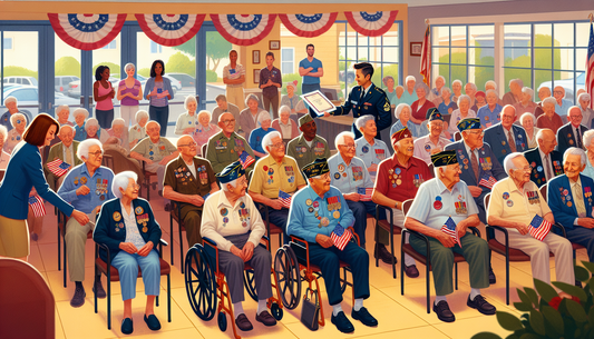 Longview's Autumn Leaves Honors Resident Veterans on Veterans Day