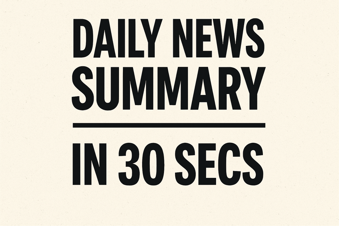 Headline News In 60 Seconds Daily 2025-08-30T08:01:24.990Z