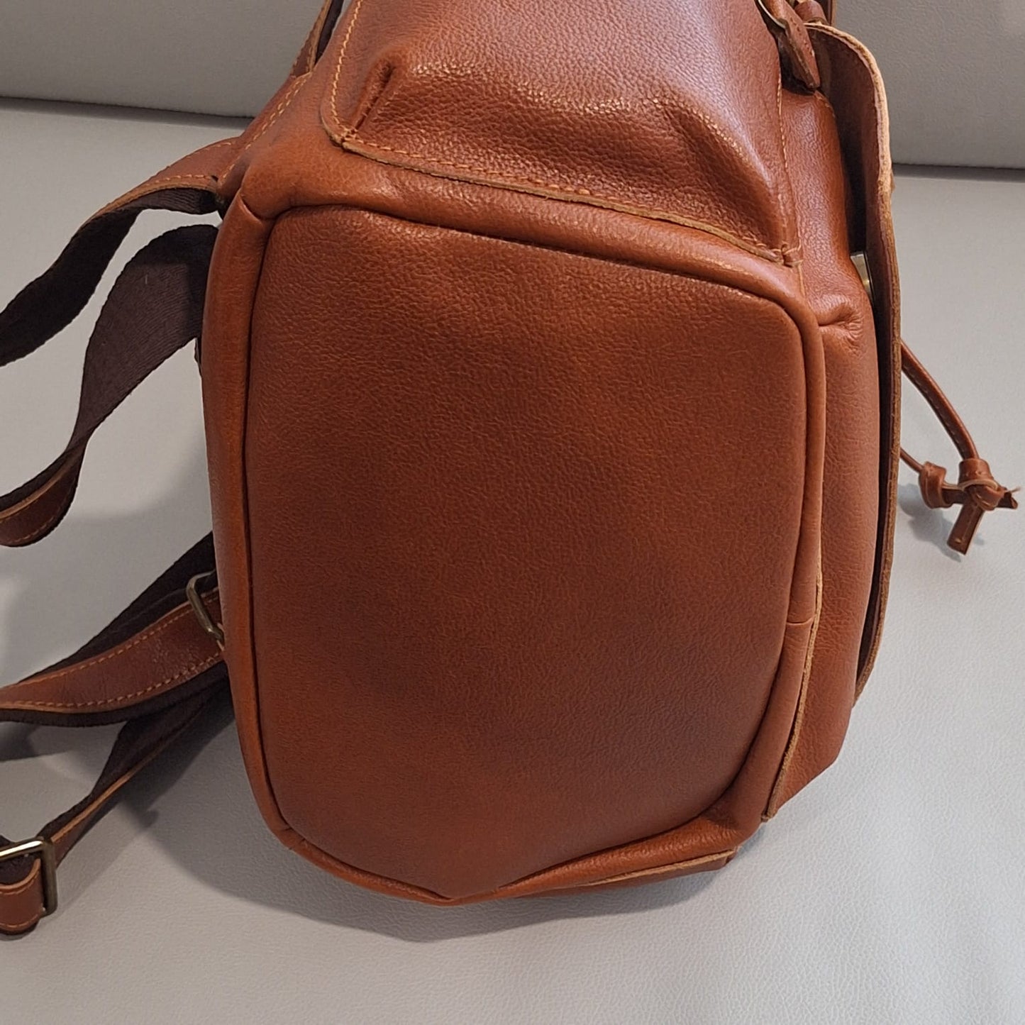 Men's Genuine Vintage Full Calf Leather Backpack PR-008